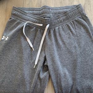 Under armour gray sweatpants